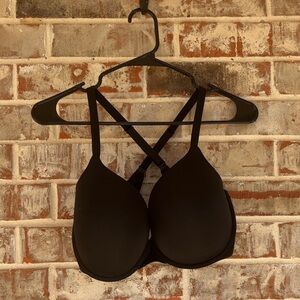 Victoria’s Secret Black Perfect Shape Underwire Criss Cross Bra